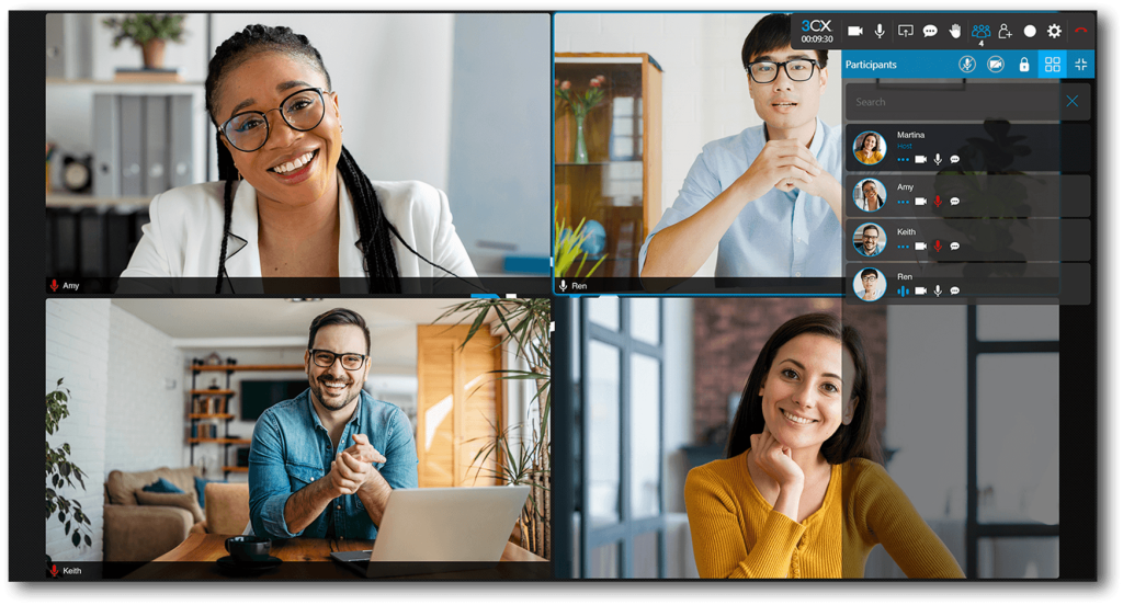 video conferencing for 3cx page